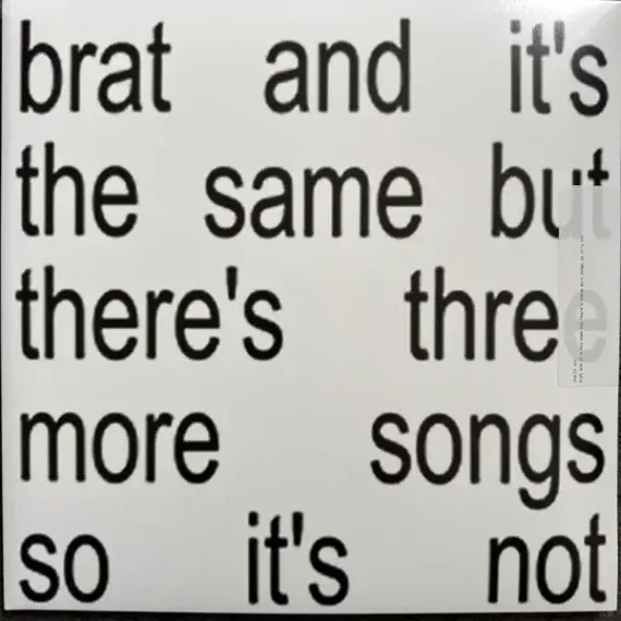 Charli XCX – Brat And It's The Same But There's Three More Songs So It's Not (Coloured White) 2LP