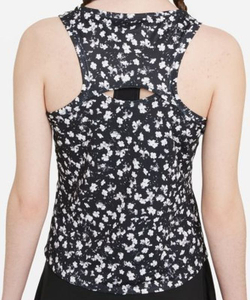Женский топ теннисный Nike Court Dri-Fit Victory Tank Printed W - черный