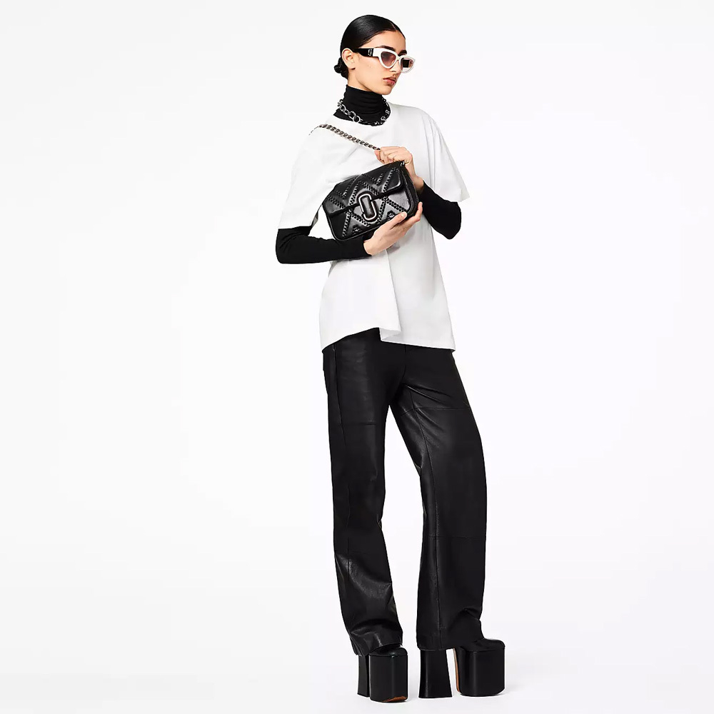 СУМКА THE QUILTED LEATHER J MARC SHOULDER BAG