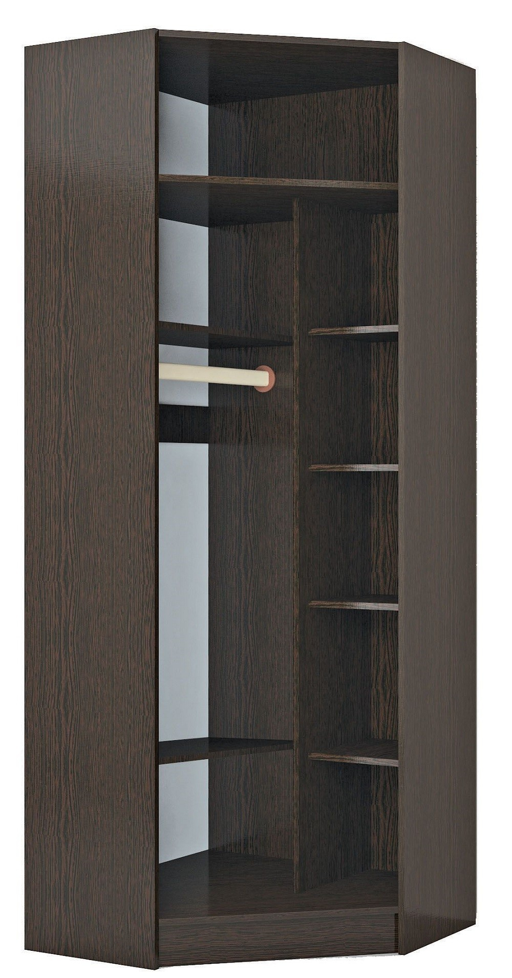 Эрика Шкаф угловой (Венге/Дуб молочный)