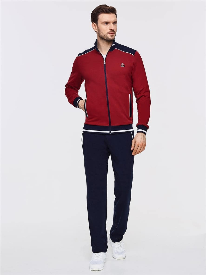 Спортивный костюм 11M-RR-1128 бордовый