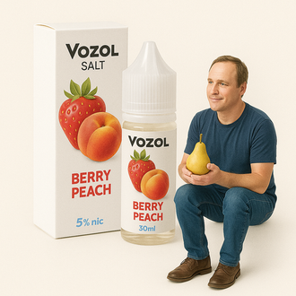 VOZOL SALT - Berry Peach (5% nic, 30ml)