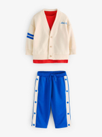 Комплект из трех предметов для мальчика Next E60-682, Красный, Синий, Молочный