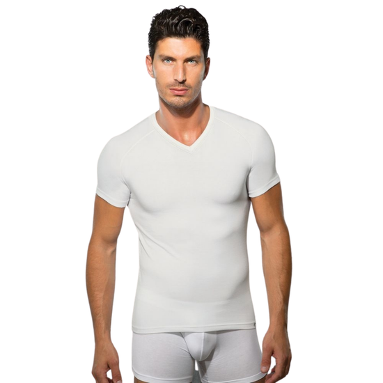 Термобелье мужское футболка с V-вырезом бежевая Doreanse 2885