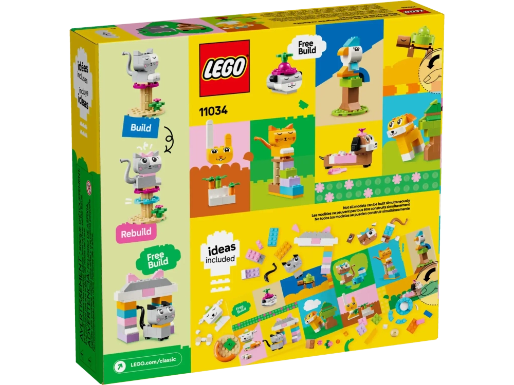 Конструктор LEGO Classic 11034 Крестивные домашние животные