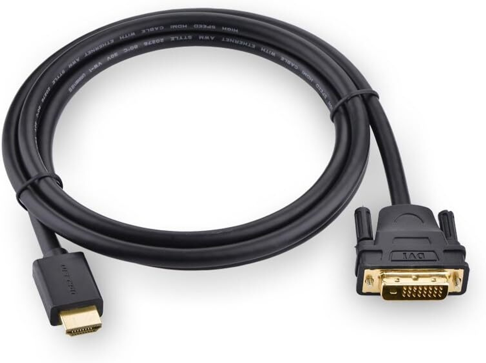 Кабель HDMI - DVI 24+1, 3m, UGREEN 10136