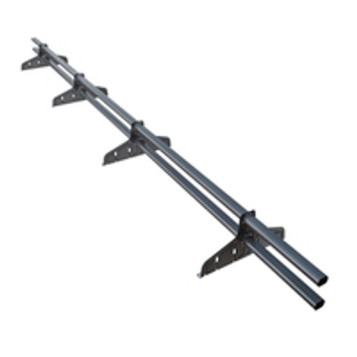 Снегозадержатель трубчатый Русский Рубеж 25х45 4 опоры 3000 RAL7024