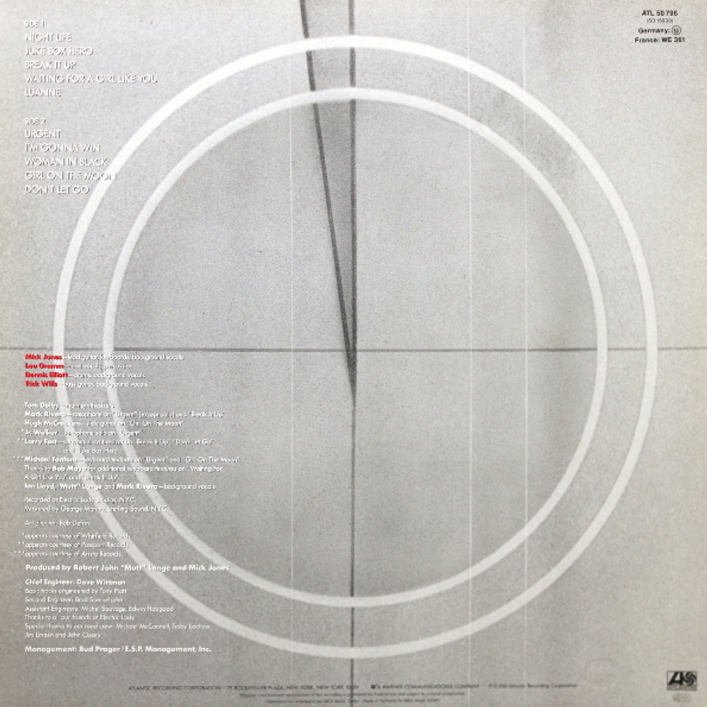 Foreigner / 4 (LP)
