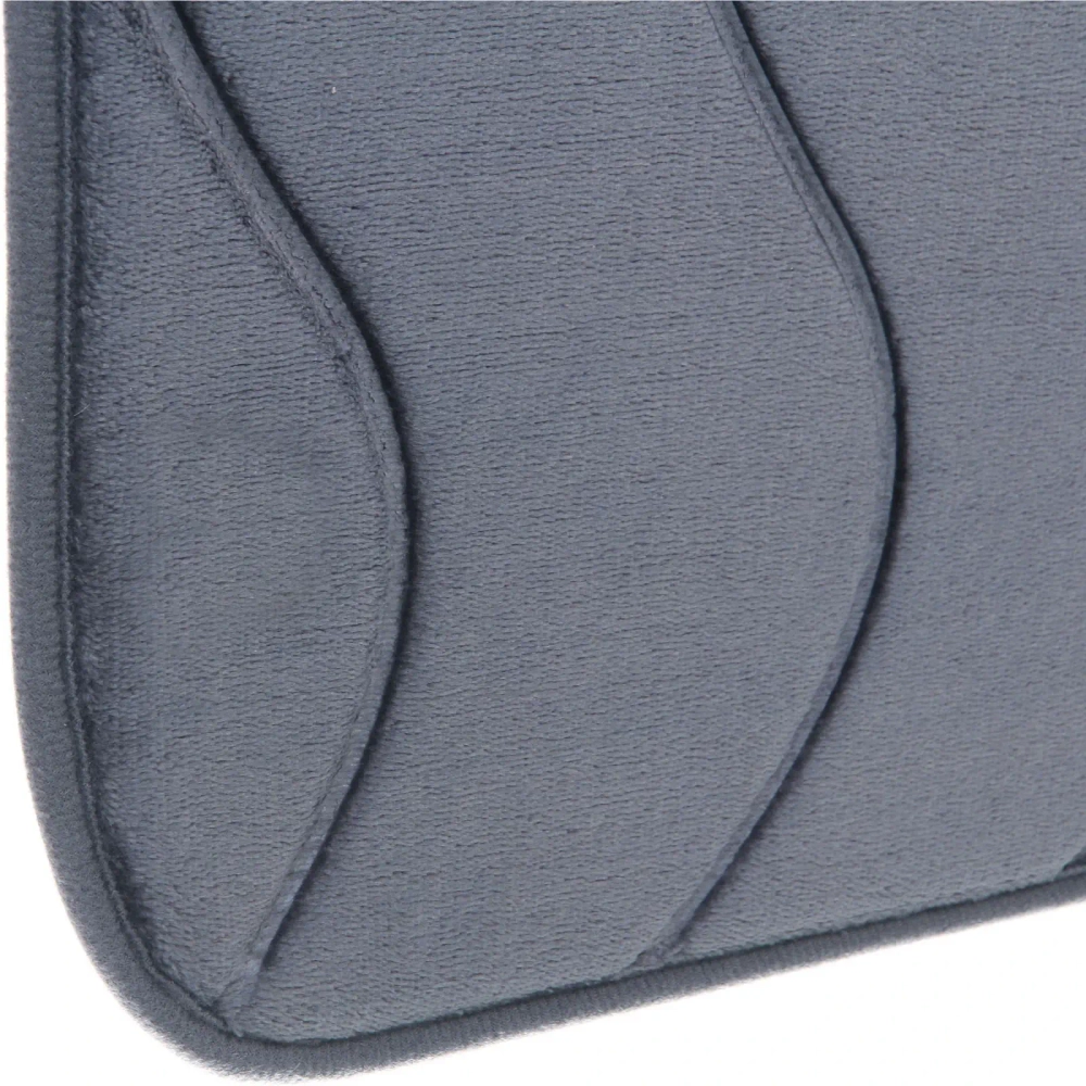 Коврик для ванной 50*80"Волна» серый