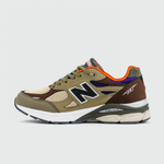кроссовки New Balance 990 v3 Brown Green