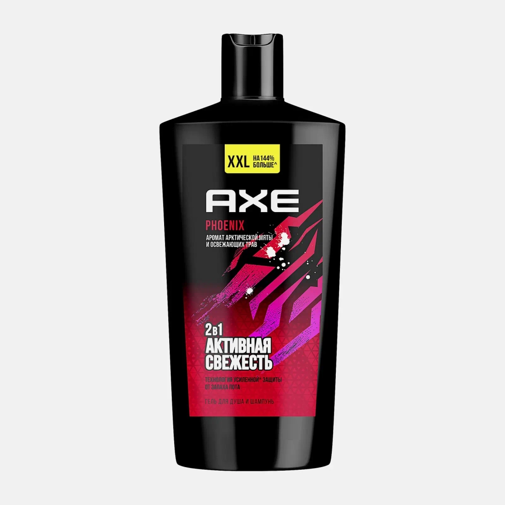 Гель для душа и шампунь Акс Феникс 610мл