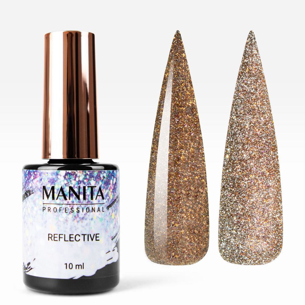 Manita Multichrome Reflective Гель-лак Хамелеон светоотражающий с юки №03,  10мл