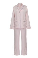 Пижама женская с брюками с контрастным кантом