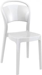 Стул пластиковый Siesta Contract Bo, белый
