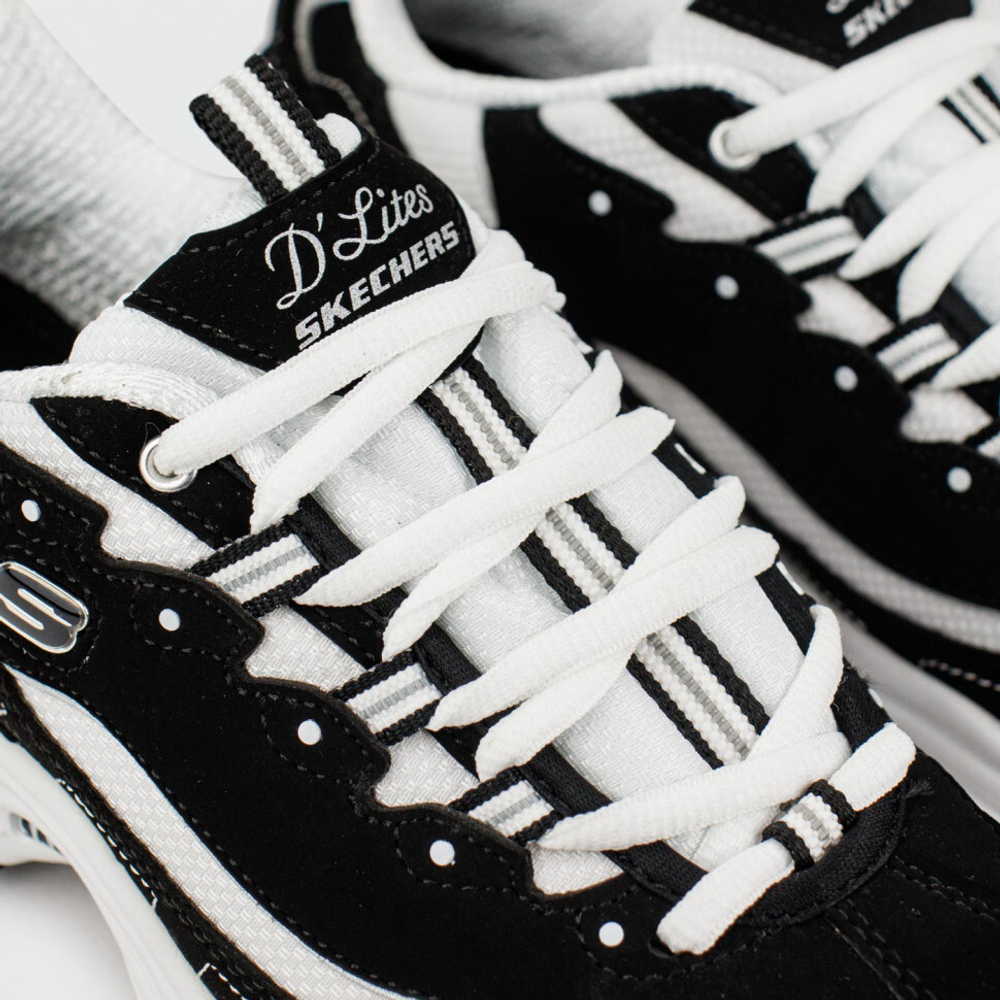 кроссовки Skechers D'Lites Black / White Wmns