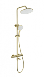 Душевая система с термостатом WONZON & WOGHAND NEO, Брашированное золото (WW-B3046-A1-BG)