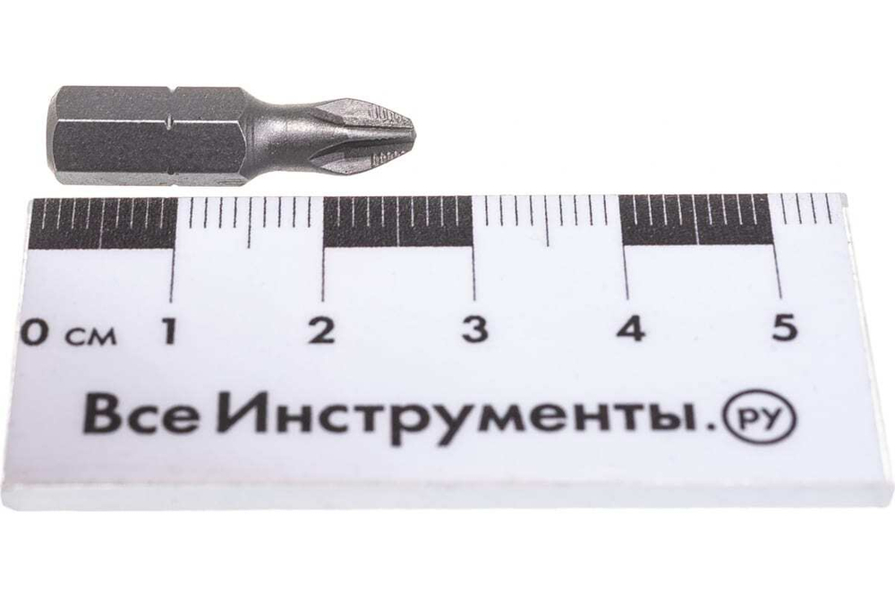 Биты "МАСТЕР" кованые 2 шт. (25 мм; PH2; хвостовик C 1/4") Зубр 26001-2-25-2