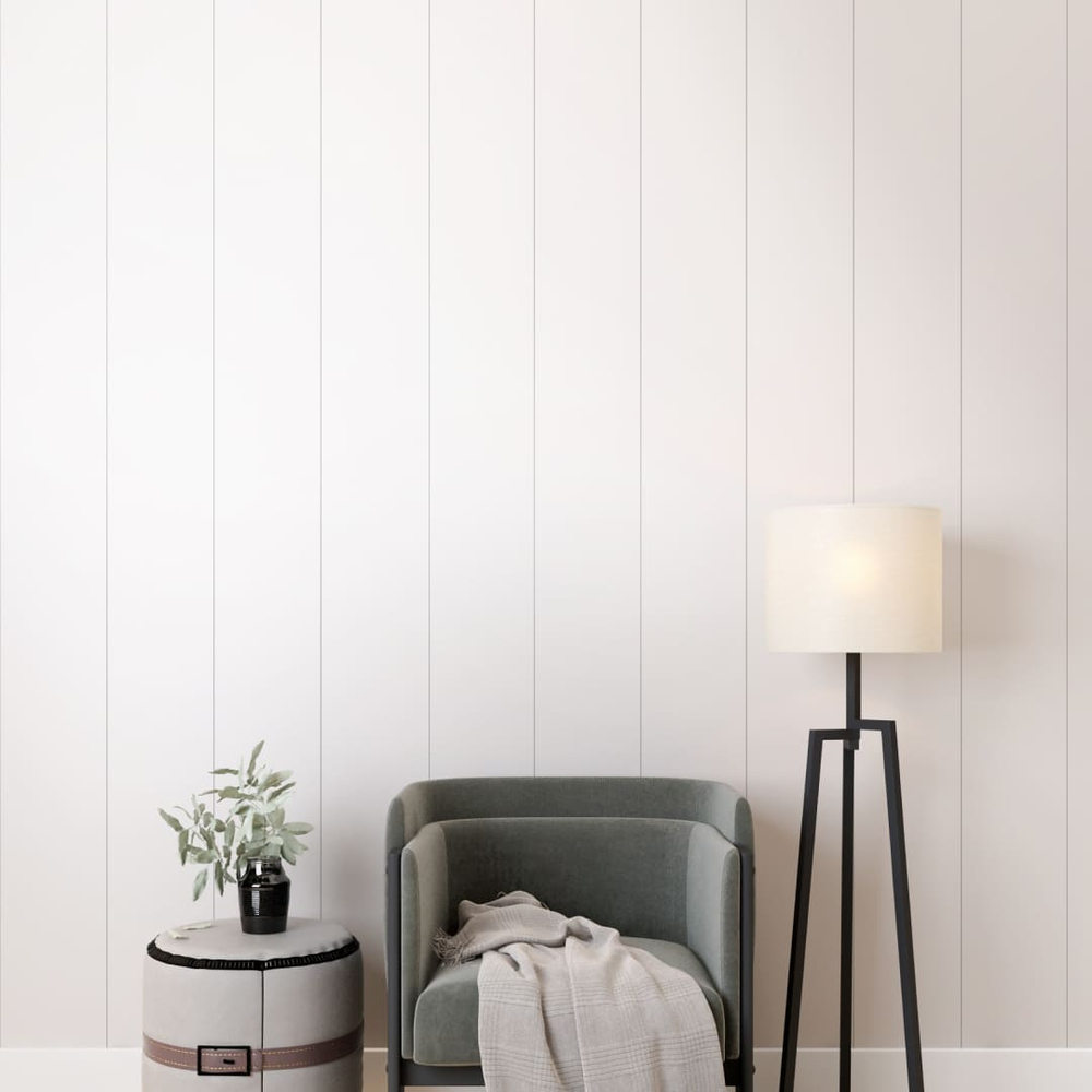 Панель МДФ Stella Classic (Классик), Стандарт, Белый, 2700х200х6 мм