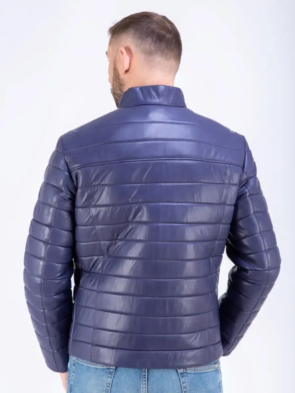 Кожаная куртка мужская демисезонная