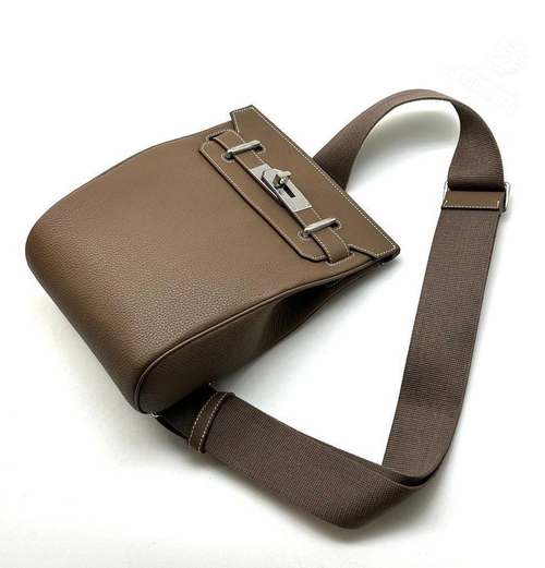 Нагрудная сумка слинг Hermes Kelly (Messenger) Gold