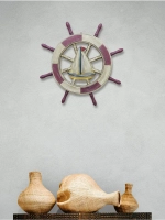 Декор для дома на стену "Штурвал" 43 см