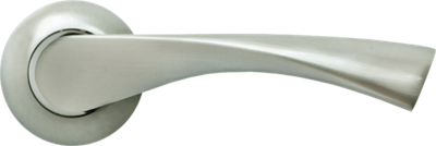 Ручка дверная RAP 1 никель белый/хром