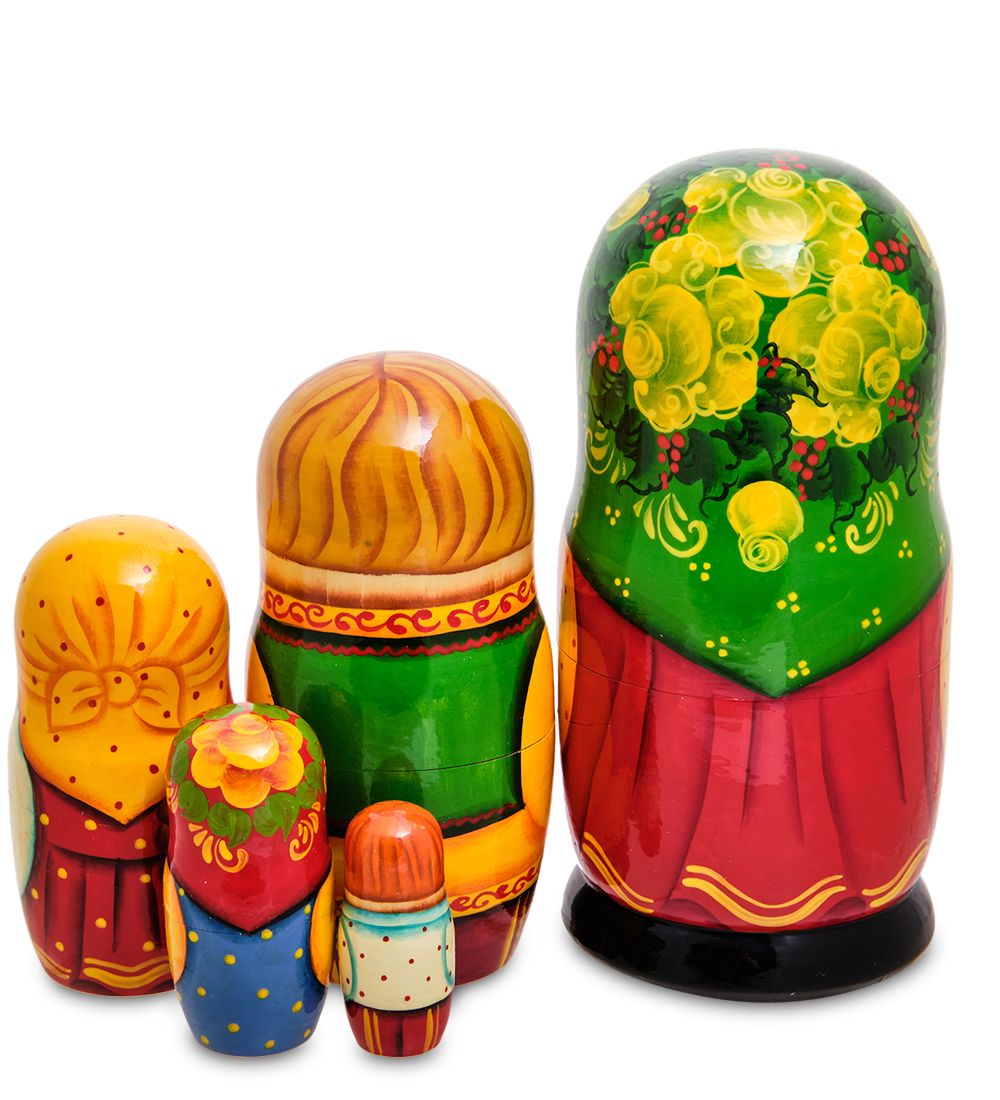 Народные промыслы МР-21/ 6-A Матрешка 5м «Семья»