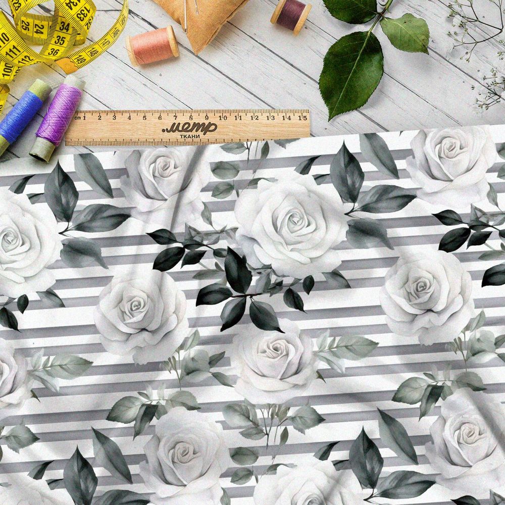 Ткань премиум мембрана выцветшая фантазия