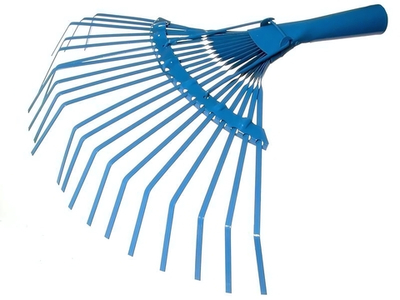 Грабли веерные 20-ти зубые пластинчатые, порошковая окраска, ГВ-С 564