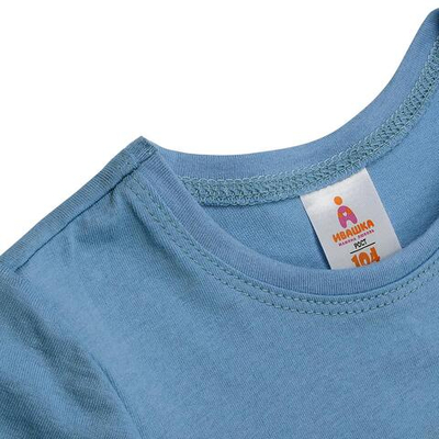 Футболка д/мальчика Ф-178/1 р.116 "Френки-1" тёмно-голубой (Ивашка), 1 шт.