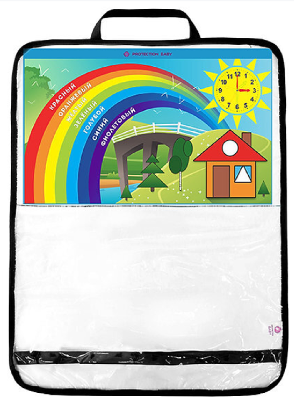 Защита на сиденье автомобиля Изучаем формы, цвета, часы