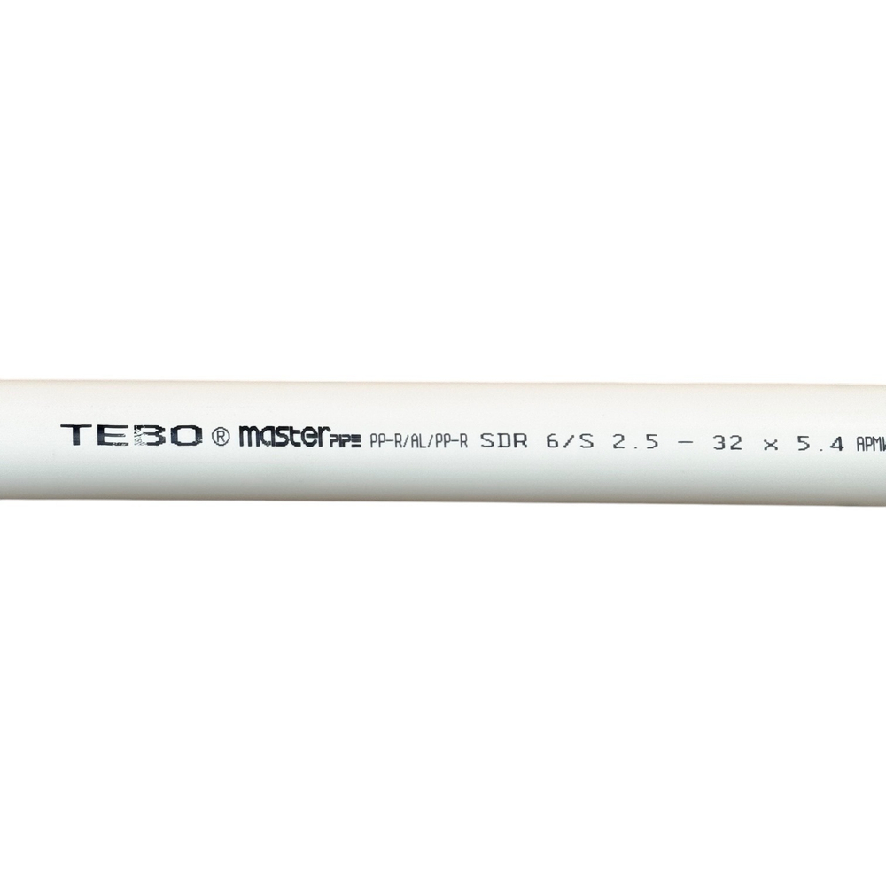 Труба полипропиленовая TEBO Ø32 SDR 6 с алюминием