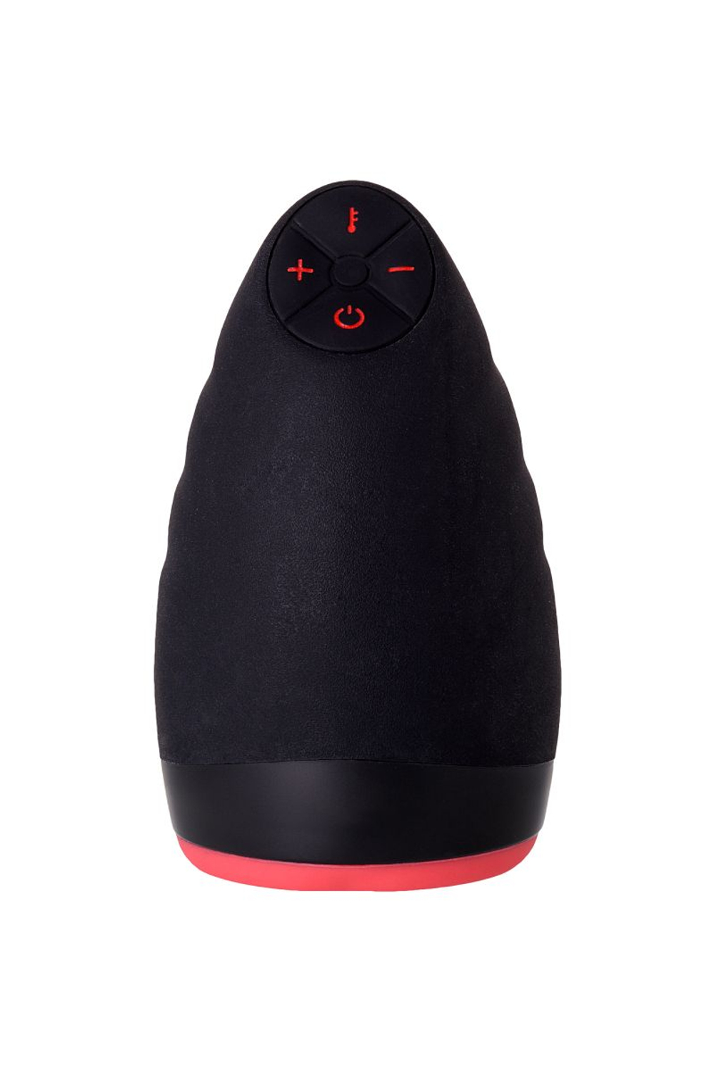 Перезаряжаемый мастурбатор Erotist Lava (Цвет: черный с красным)