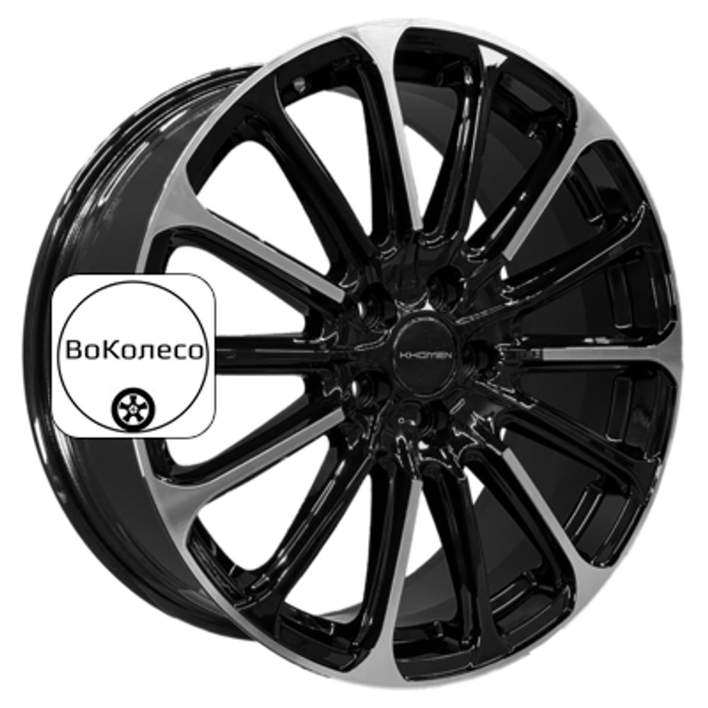 7,5x19/5x114,3 ET40 D60,1 KHW1910 (NX/RAV4) Black-FP Khomen Wheels