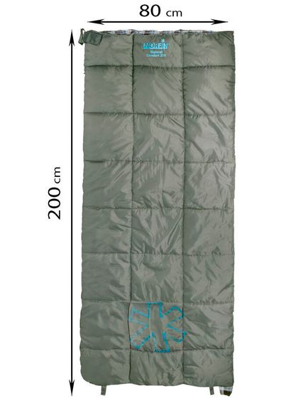 Мешок-одеяло спальный Norfin NATURAL COMFORT 250 R