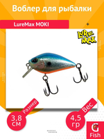 Воблер для рыбалки LureMax MOKI 38F SSR-012 4,5 г., плавающий