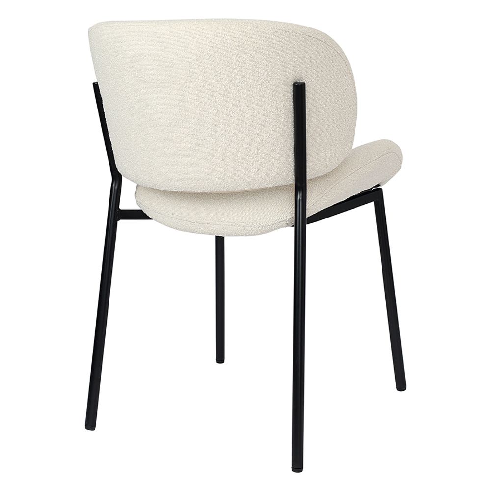 Стул Embrace, букле, молочный