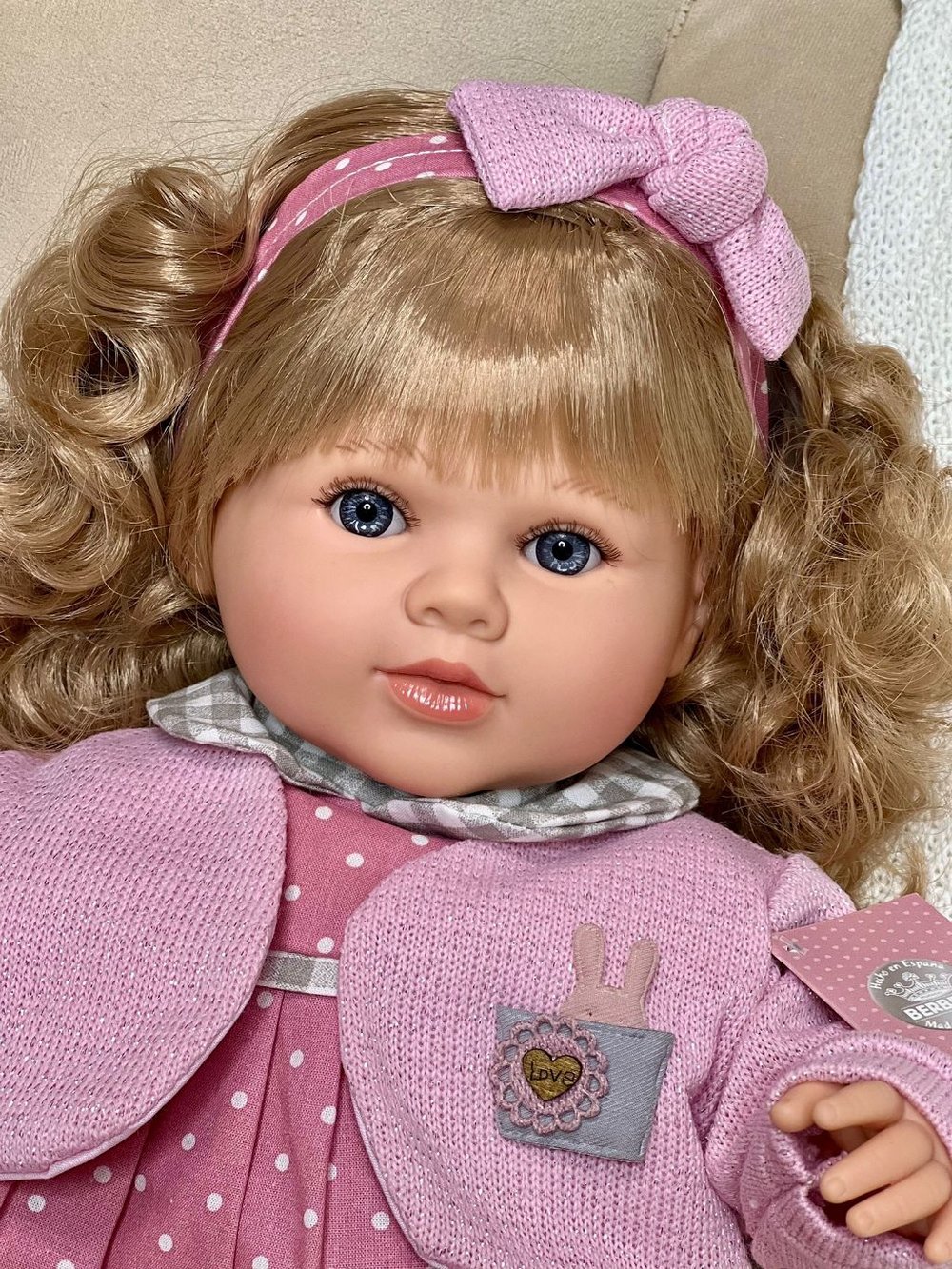 Кукла Berbesa мягконабивная 52см Carla (7222S)