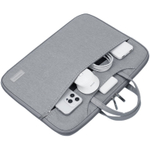 Warrior PU Laptop Bag Large Unisex Beige/Gray