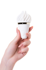 Вибромассажер Satisfyer layons Sweet Treat, силикон, белый, 10,4 см.