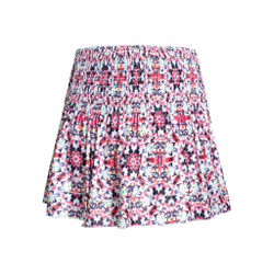 Женская теннисная юбка Lucky in Love Long Radiance Smocked Skirt Women - Multicoloured