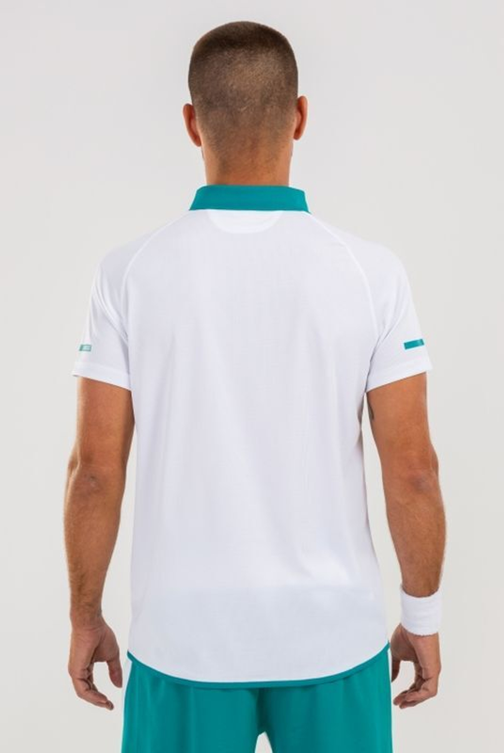 Мужское теннисное поло Joma Rodiles Polo SS - white