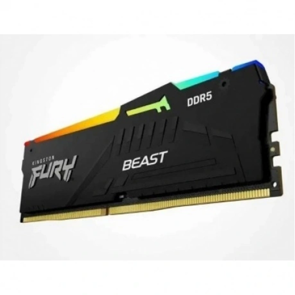 Оперативная память Kingston FURY Beast Black RGB XMP CL40 DDR 5 DIMM 32Gb 5200Mhz (KF552C40BBA-32)