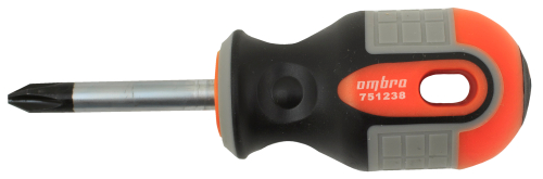 751238 Отвертка стержневая крестовая ROUND GRIP, PH2x38 мм