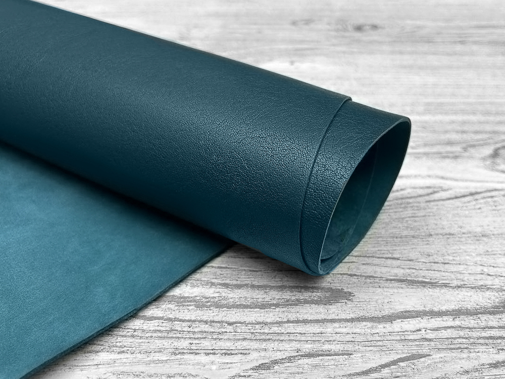 Натуральная козья кожа Poncho Lux  Turquoise — мягкая кожа для галантереи и подкладки