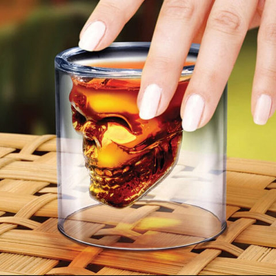 Стопка с двойным стеклом Череп