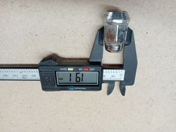 Гайка колесная конусная М14х1,5, высота 35, хром б/у