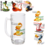 Кружка пивная 330мл «Трудовые будни» 6 видов