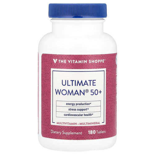 The Vitamin Shoppe, Ultimate Woman® 50+, мультивитамины и мультиминералы, 180 таблеток