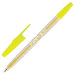 Ручки шариковые STAFF "C-51", НАБОР 10 шт., АССОРТИ, узел 1 мм, линия письма 0,5 мм, 142818